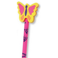 Butterfly Topper Eraser Assortment